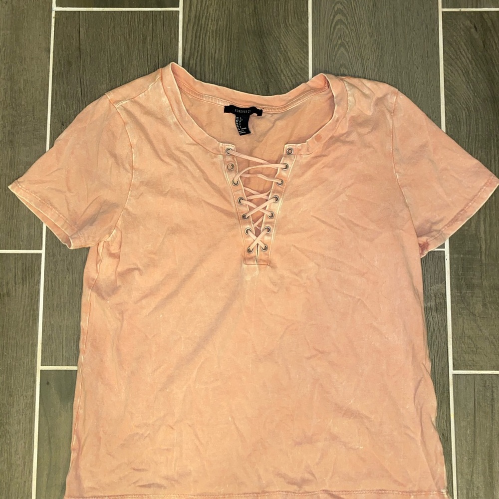 Acid wash t-shirt